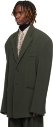 LU'U DAN Gray Misfit Blazer