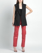 Durazzi Womens Pants in Red