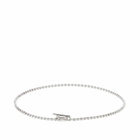 Miansai Men's 1.5mm Orb Chain Bracelet in Silver