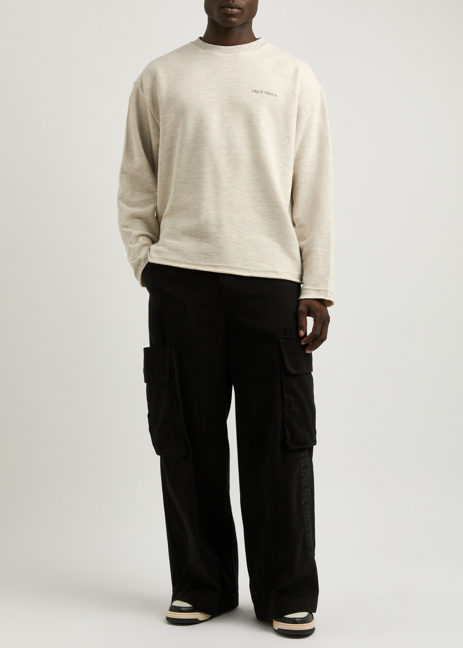 Daily Paper Aniola Cotton-blend Sweatshirt Grey