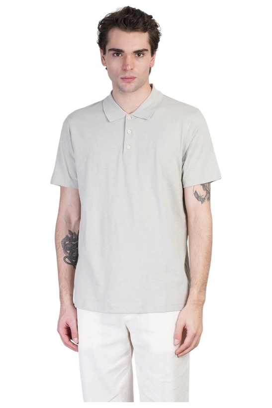 Photo: Theory Polo In Grey Cotton