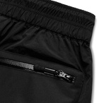 John Elliott - Canvas-Trimmed Nylon Drawstring Cargo Shorts - Black