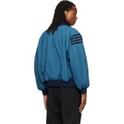 Stefan Cooke Blue Chevron Tanker Jacket