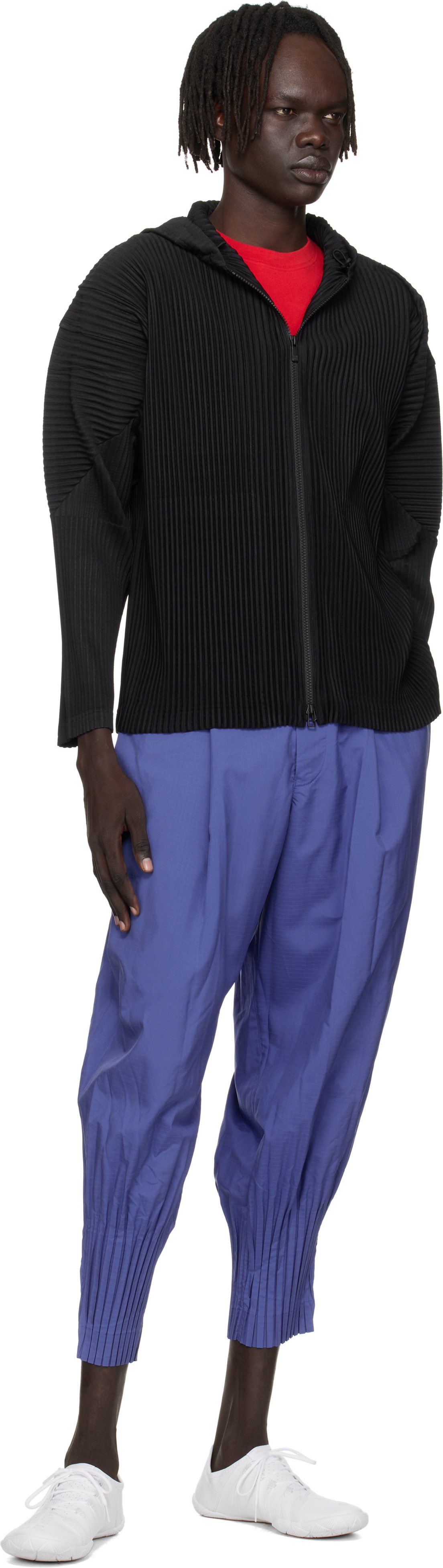 HOMME PLISSÉ ISSEY MIYAKE Black Monthly Color June Hoodie