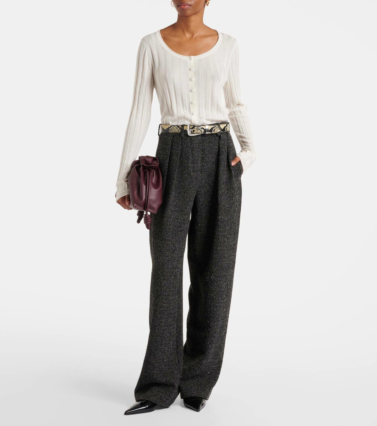 Proenza Schouler Hattie ribbed-knit cardigan