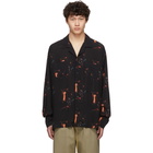 Rhude Black Printed Button-Up Shirt