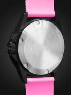 UNIMATIC - Model One Miami Pink Limited Edition Automatic 40mm Blackened Stainless Steel and TPU Watch, Ref. No. U1S-MN-PINK