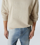 Loewe Anagram embroidered cotton sweatshirt