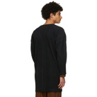 Homme Plisse Issey Miyake Black Monthly Colors October Long Cardigan
