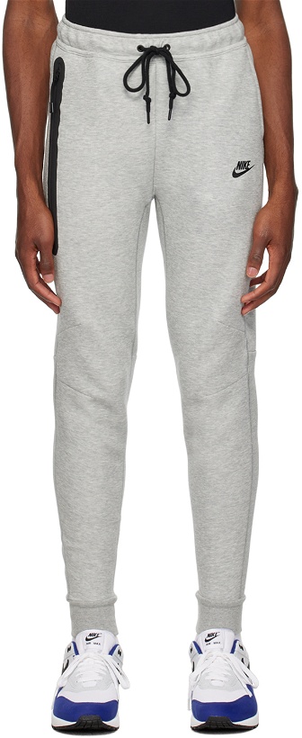 Photo: Nike Gray Slim-Fit Sweatpants