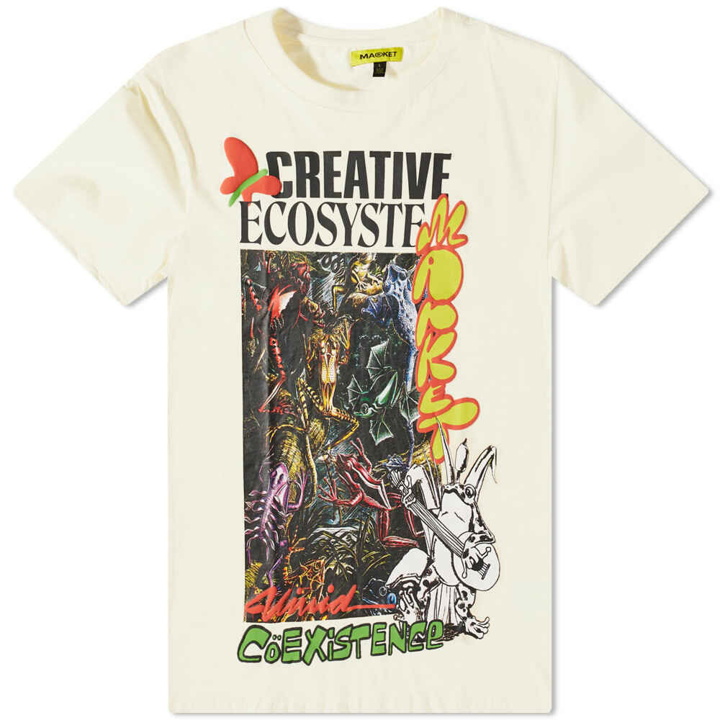 Photo: MARKET Men's Creative Ecosystem T-Shirt in Cream