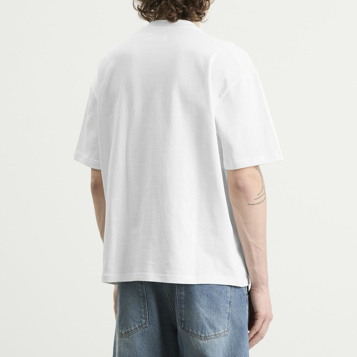 ANNIE HOOD Men's AH Factory T-Shirt in White