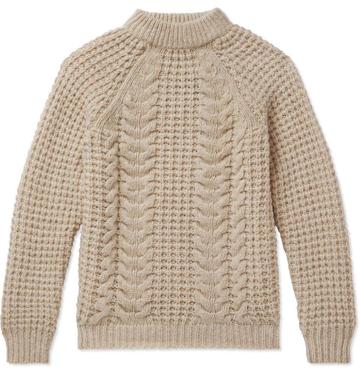 Kingsman - Cable-Knit Wool and Cashmere-Blend Sweater - Neutrals Kingsman