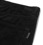 SAINT LAURENT - Cotton-Corduroy Trousers - Black