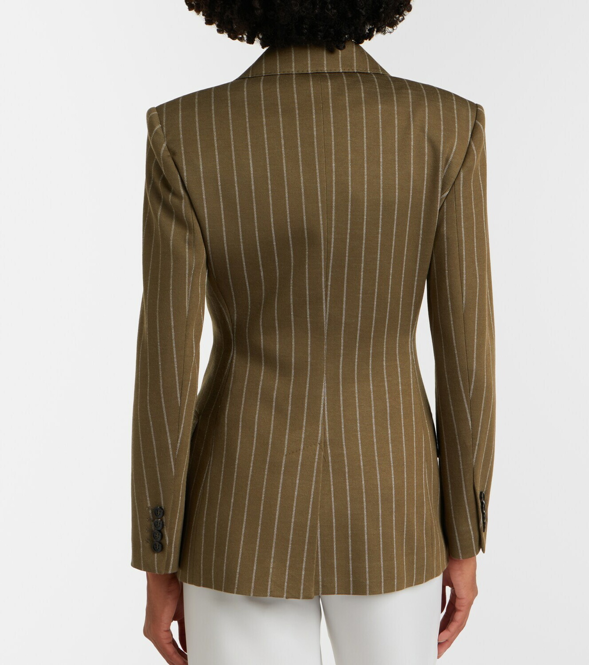 Max Mara Balta pinstripe double-breasted blazer