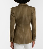 Max Mara Balta pinstripe double-breasted blazer