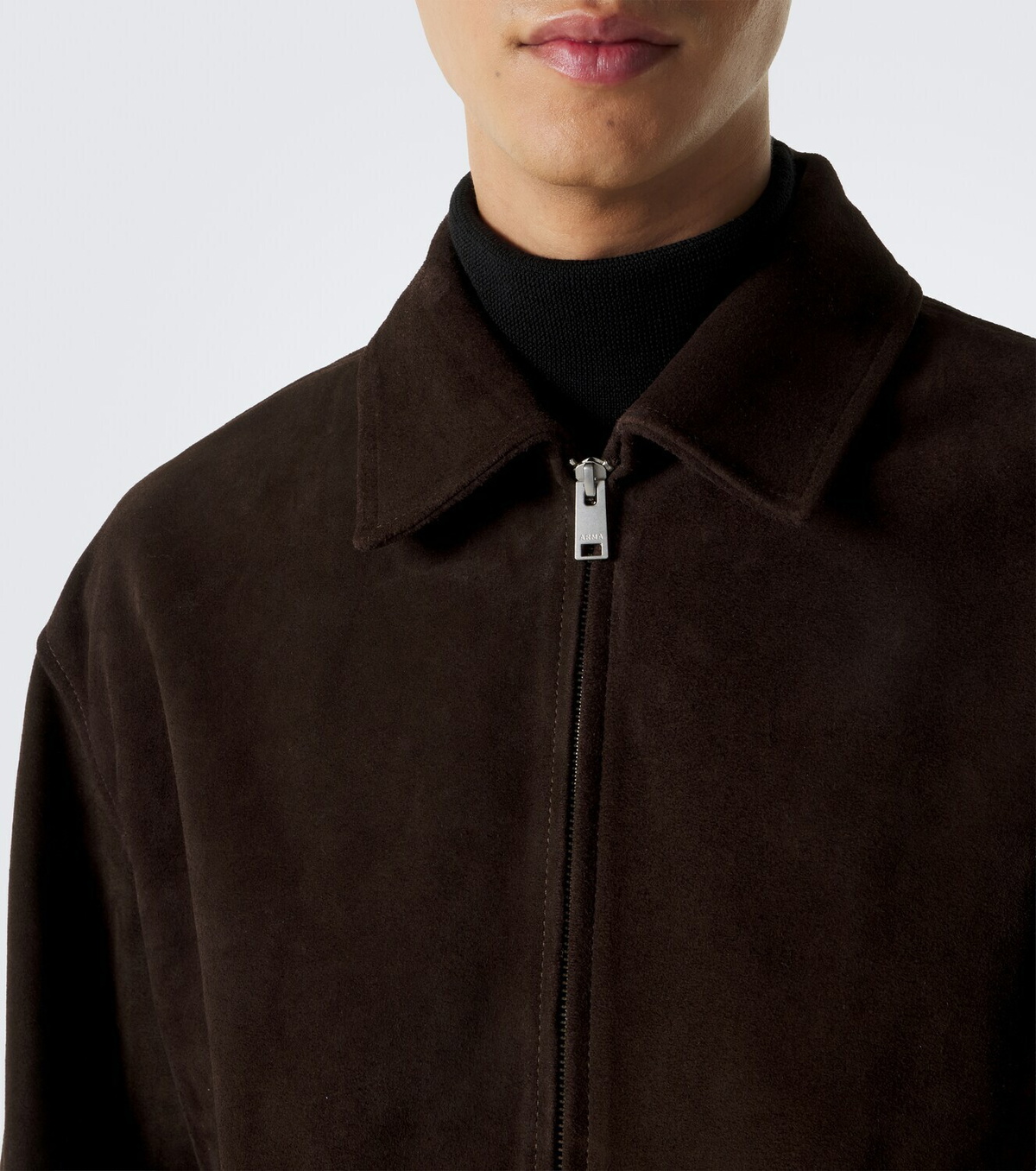 Arma Maddox suede blouson jacket