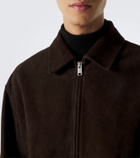 Arma Maddox suede blouson jacket