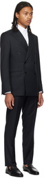 ZEGNA Black Peaked Lapel Suit