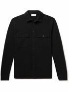 SAINT LAURENT - Cotton-Piqué Shirt - Black