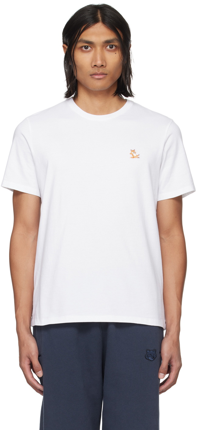 Maison Kitsuné White Chillax Fox T-Shirt Maison Kitsune