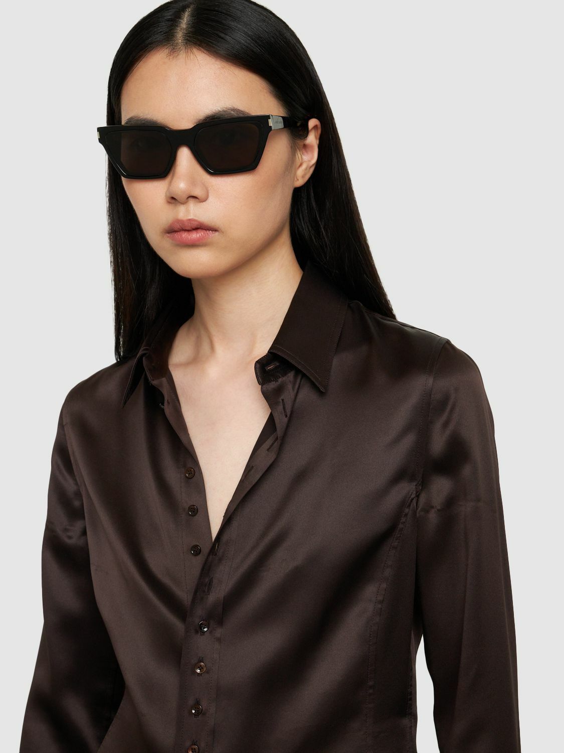 SAINT LAURENT - Sl 633 Calista Acetate Sunglasses Saint Laurent