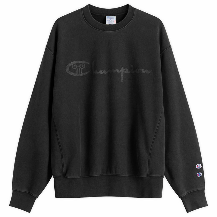 Photo: Champion Men's x Aries Decentralised Sweatshirt in Black