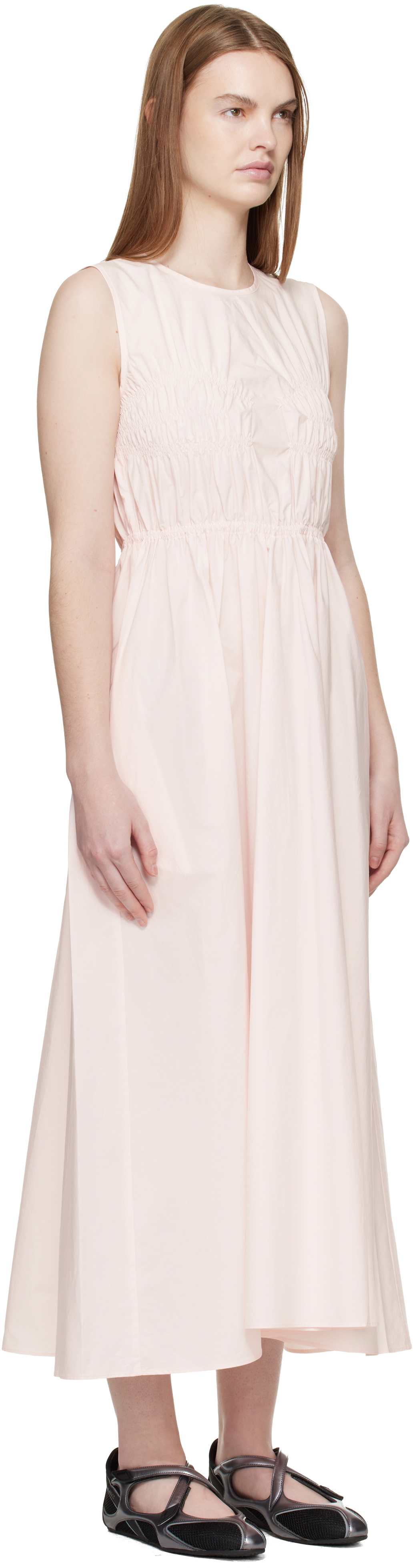 Cecilie Bahnsen Pink CBchristy Midi Dress