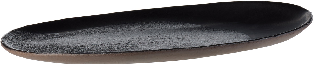 Jars Céramistes Black L Wabi Oval Plate