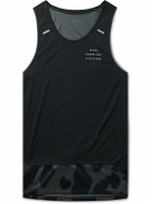 Nike Running - Run Division Rise 365 Printed Dri-FIT Tank Top - Black