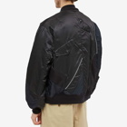 Undercoverism Men's Panelled MA-1 Jacket in Black