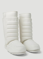 Armourite Greaves Tall Boots in White