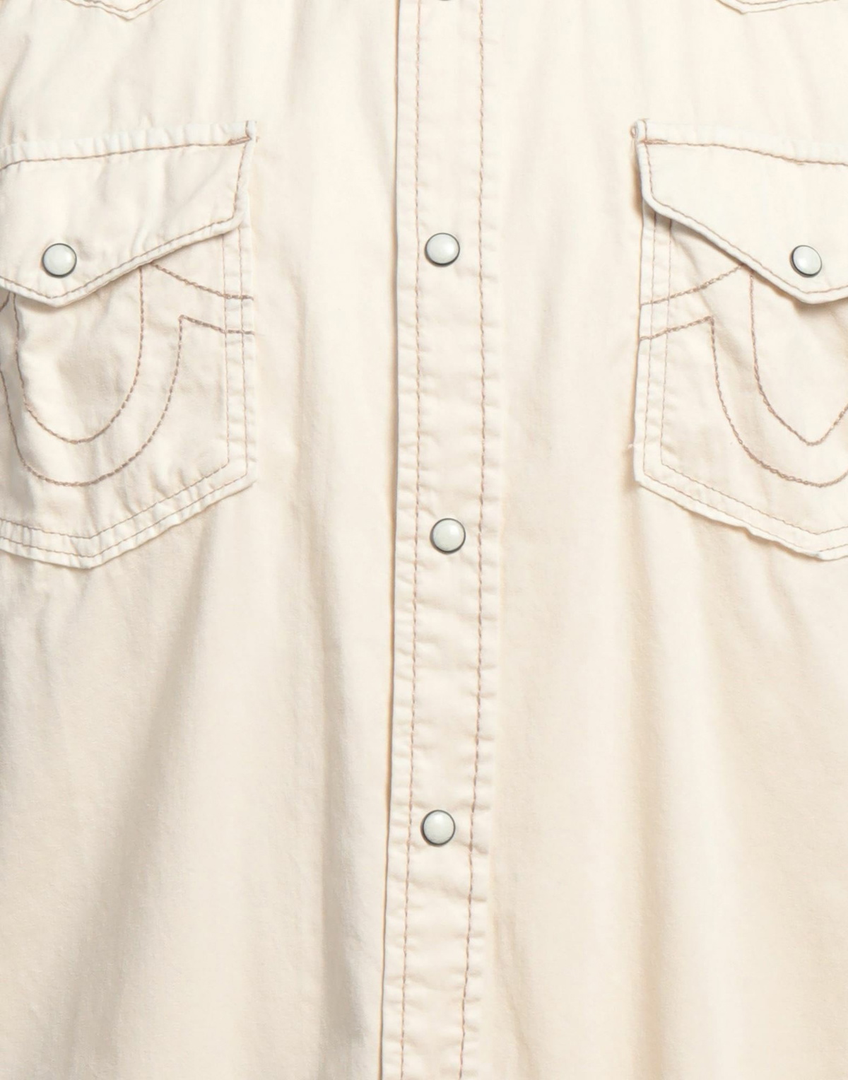 True Religion Mens Shirt Ivory