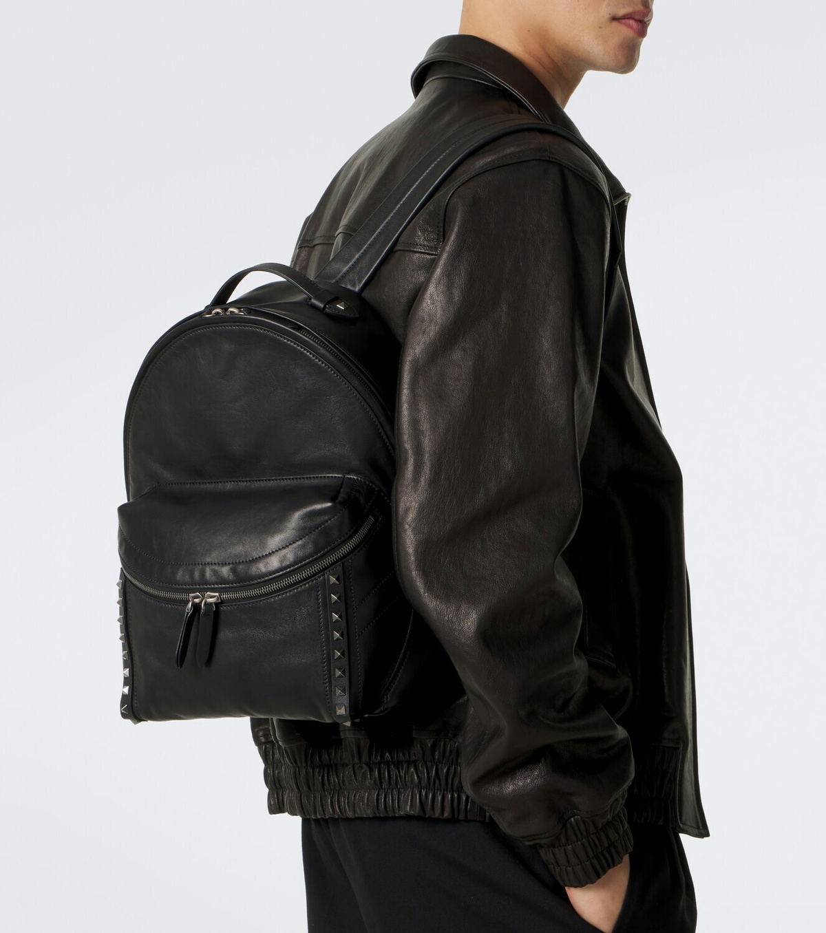 Valentino Garavani Rockstud leather backpack