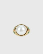 Casablanca PEARL SIGNET RING orange Mens Jewellery