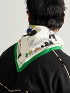 KAPITAL - Printed Cotton-Voile Bandana