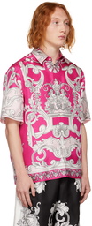 Versace Pink Baroque Shirt