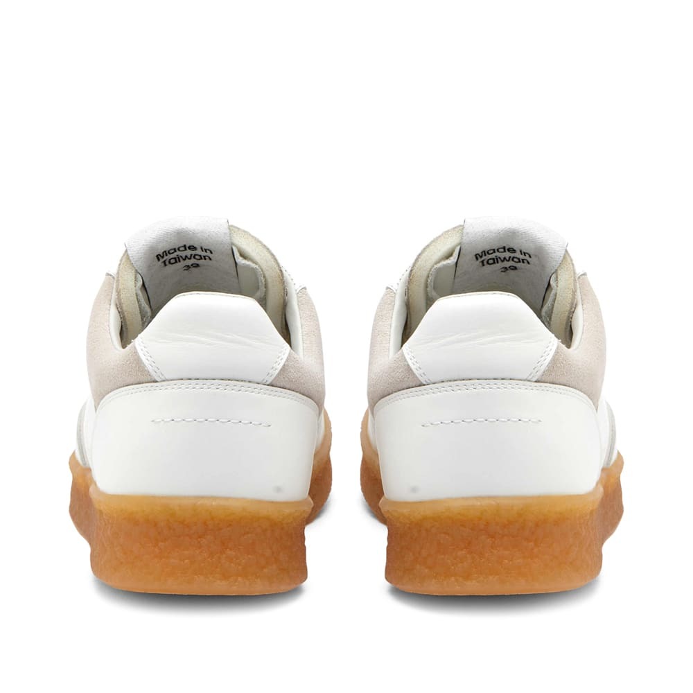 MM6 Maison Margiela Women's Court Sneakers in White MM6 Maison Margiela