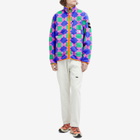 The North Face NSE x Yinka Ilori Reversible Fleece Jacket in Solar Blue Lets Blossom