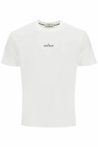STONE ISLAND regular fit logo t-shirt White