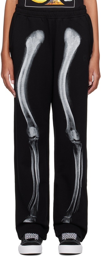 Photo: Dime Black Printed Lounge Pants
