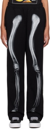 Dime Black Printed Lounge Pants