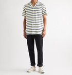 Onia - Vacation Camp-Collar Striped Woven Shirt - Neutrals