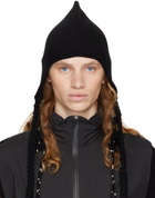 HYEIN SEO Black Tassel Charm Beanie