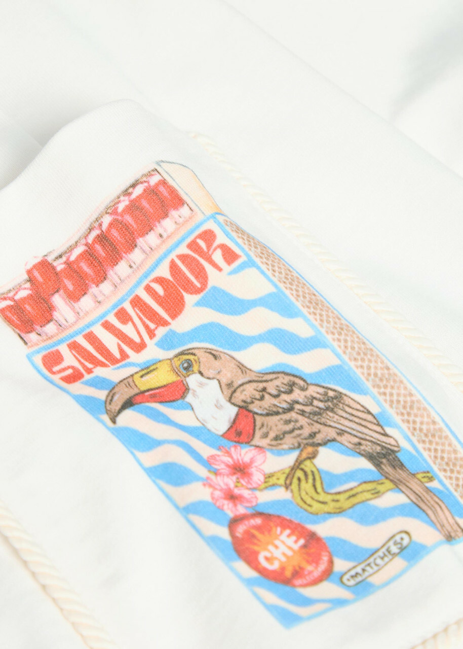 Che Salvador Matchbox Cotton T-shirt White