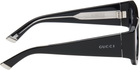 Gucci Black Rectangular-Frame Glasses