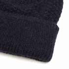 John Smedley Men's Sheratt British Wool Beanie in British Blue 
