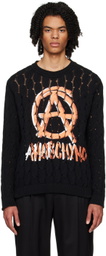 Moschino Black Anarchy Sweater