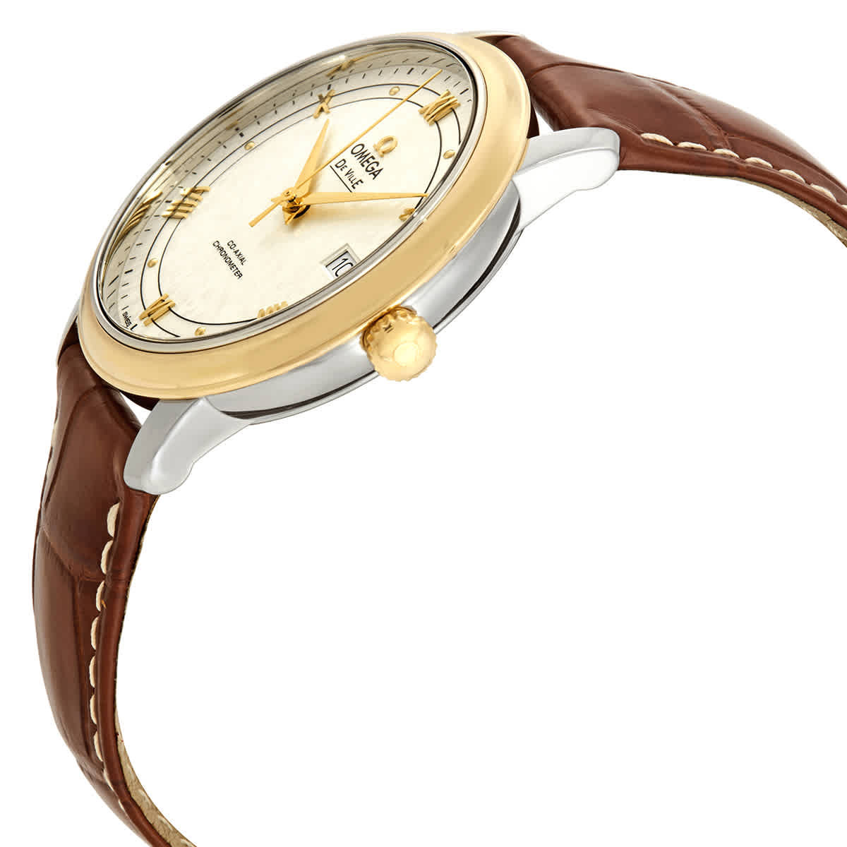 Omega De Ville Prestige Automatic Silver Dial Mens Watch 424.23.40.20.02.001