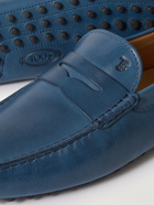 Tod's - Gommino Full-Grain Leather Driving Shoes - Blue